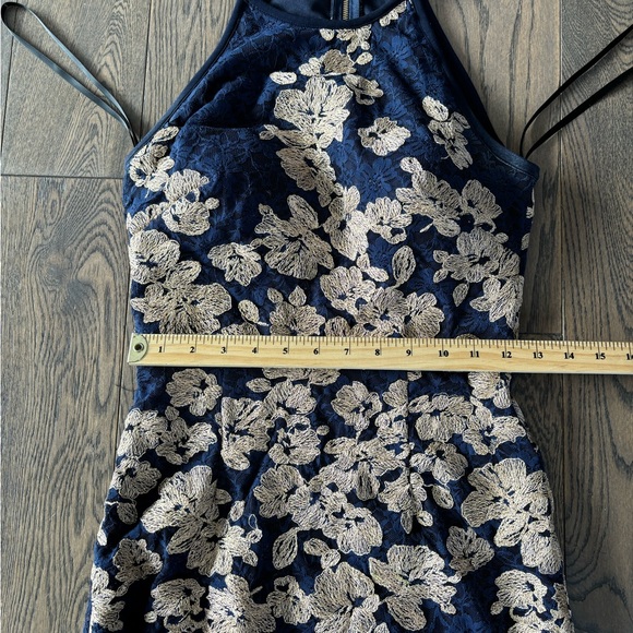 Made in USA blue and gold dress - Picture 5 of 5